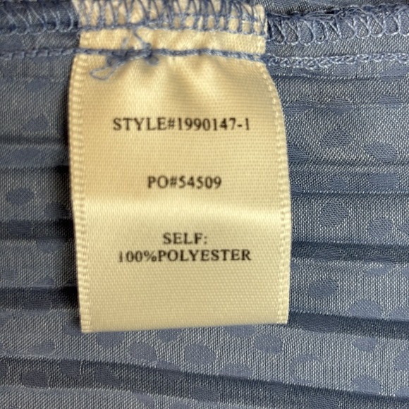 Current Air Anthropologie Periwinkle Cottagecore Tiered Dress Drop Waist Size M - Picture 4 of 7